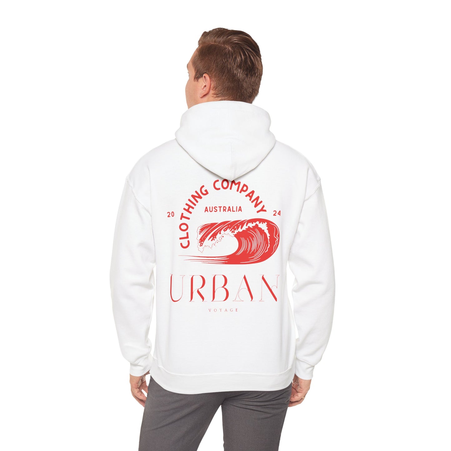 Urban Voyage Coloured Red Hoodie