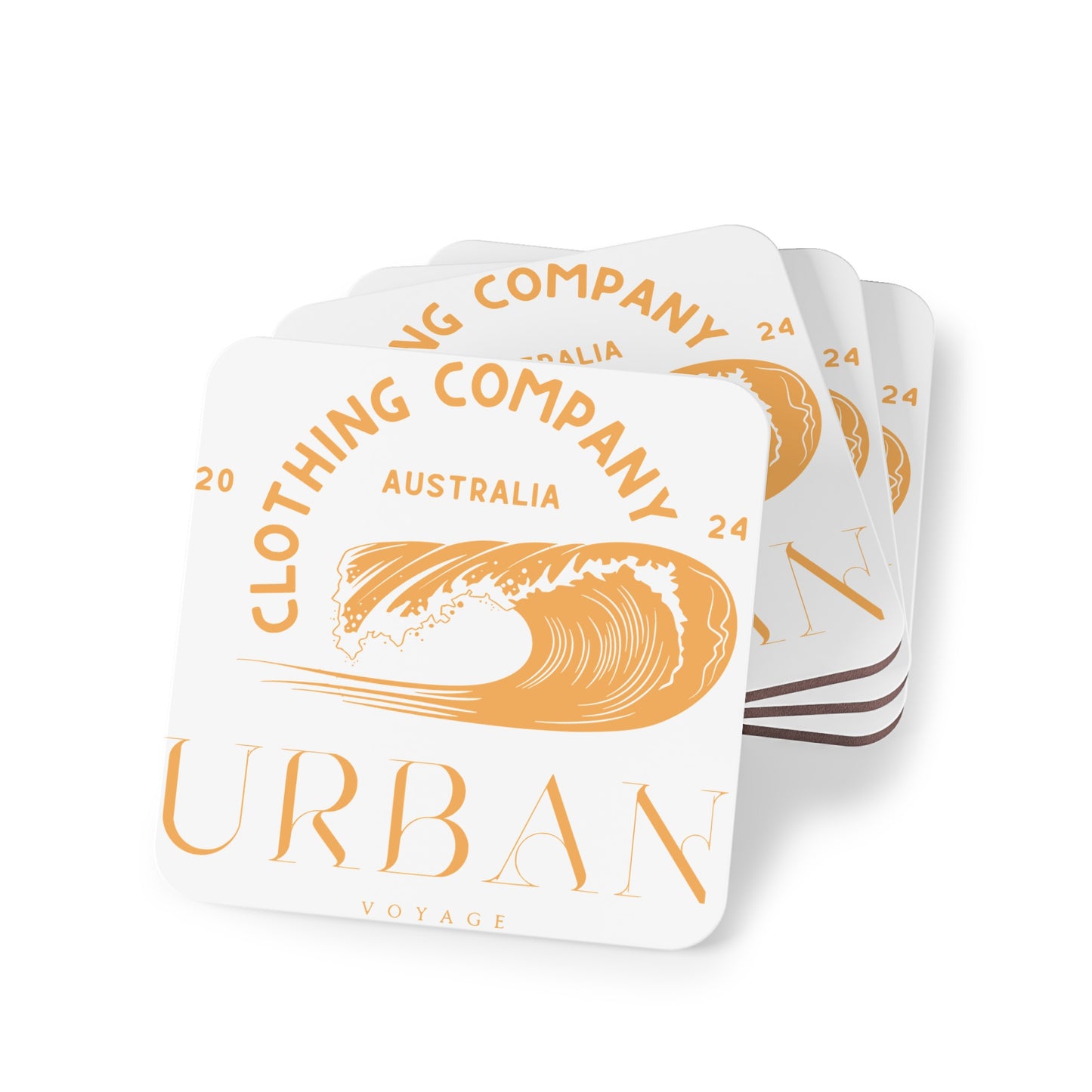 Urban Voyage Coloured Gold Coasters