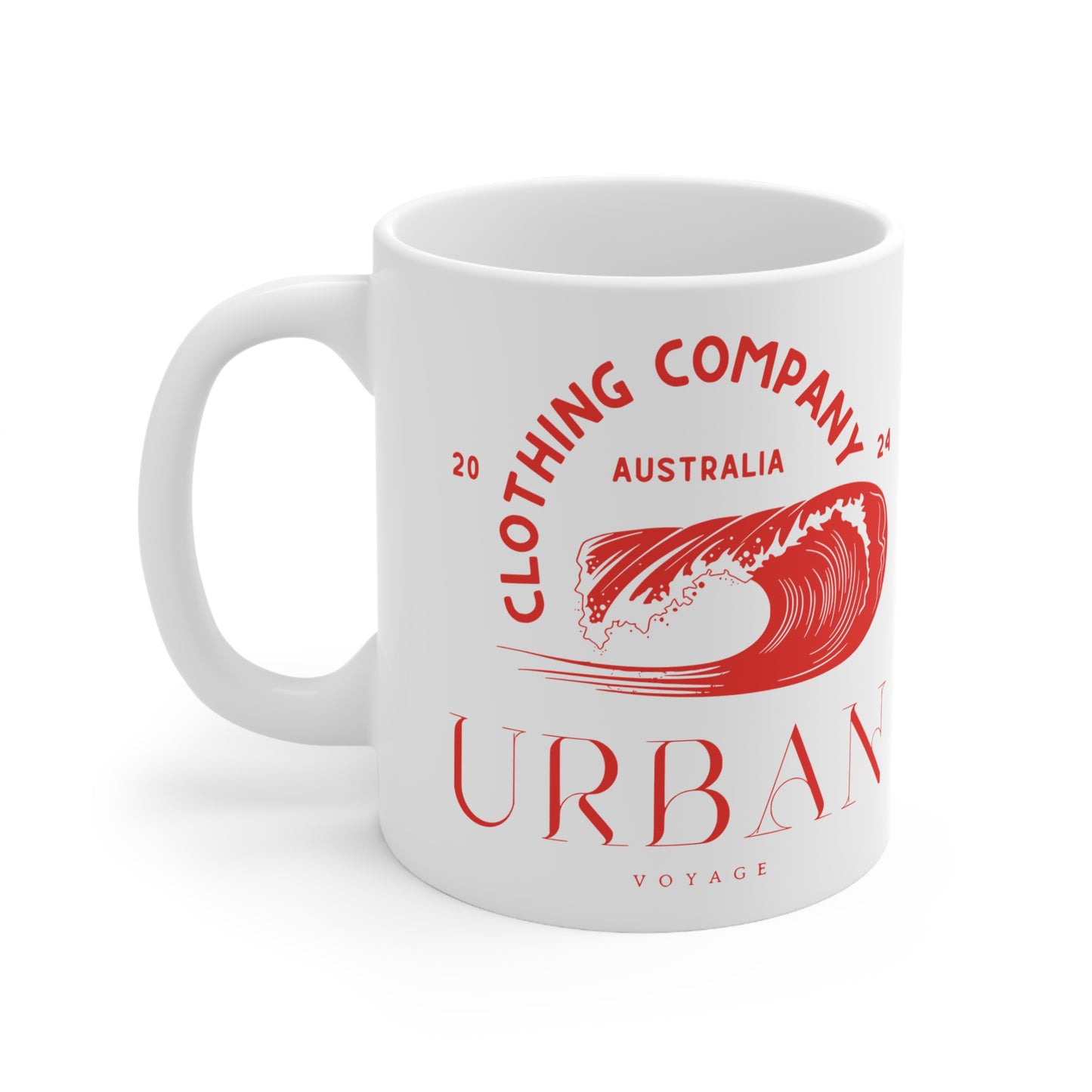 Urban Voyage Coloured Red Mug