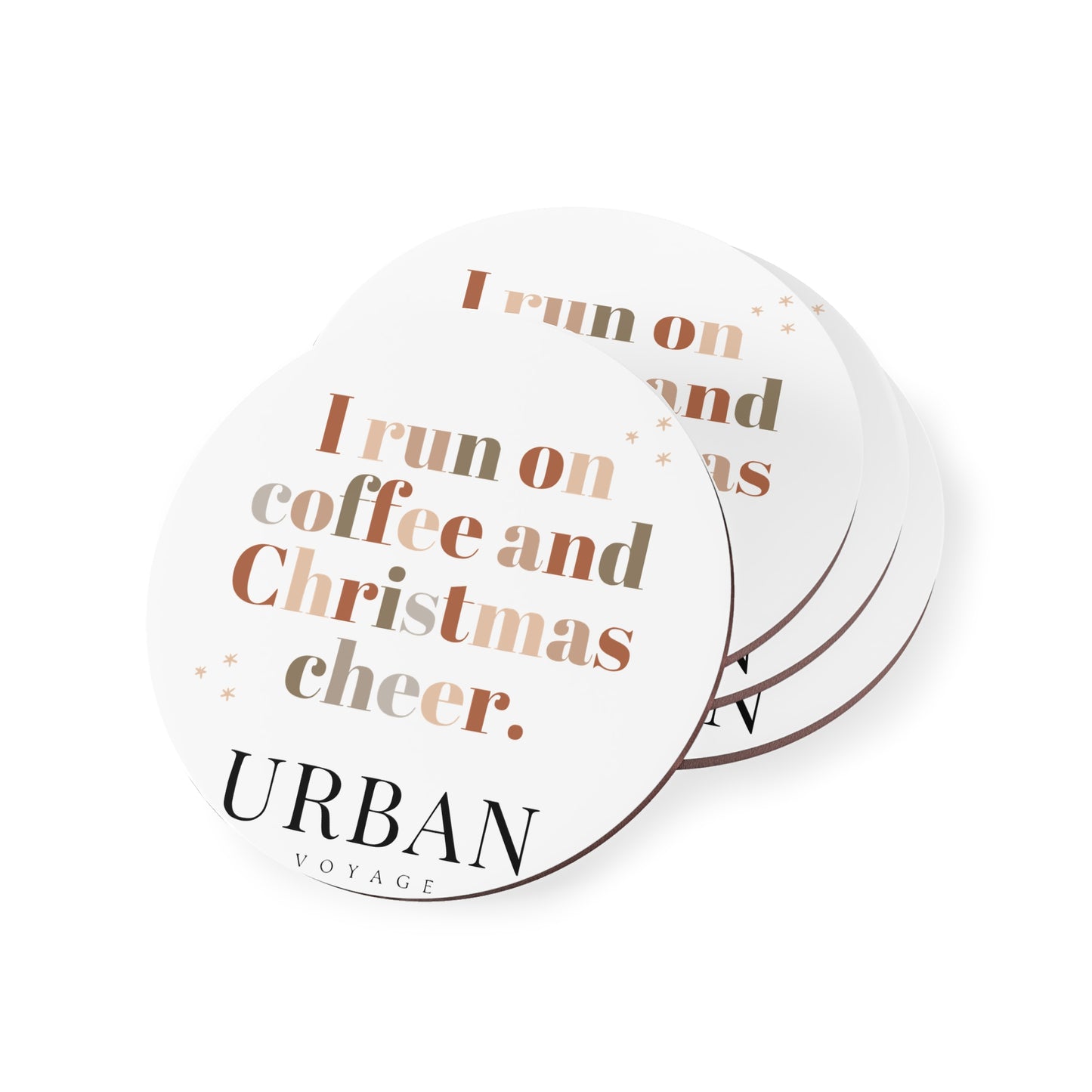 Coffee And Christmas Cheer Coasters