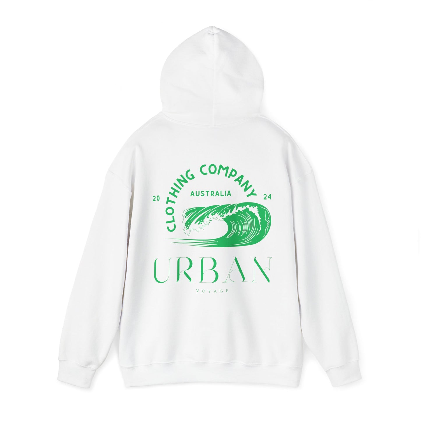 Urban Voyage Coloured Green Hoodie