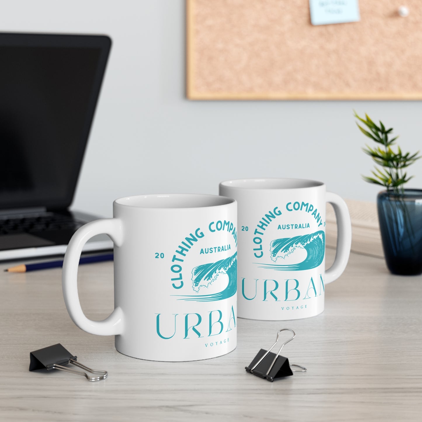 Urban Voyage Coloured Light Blue Mug