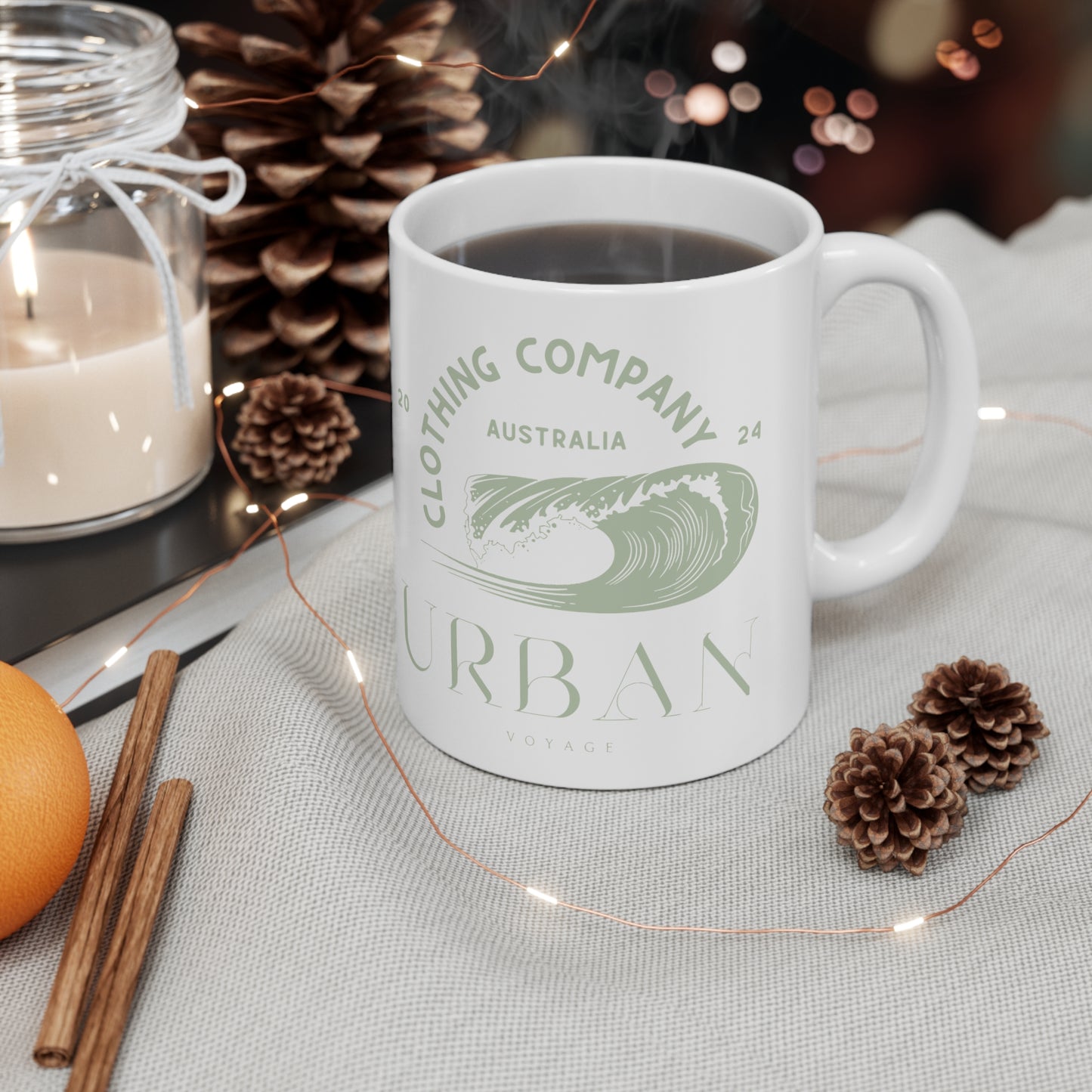 Urban Voyage Coloured Sage Mug