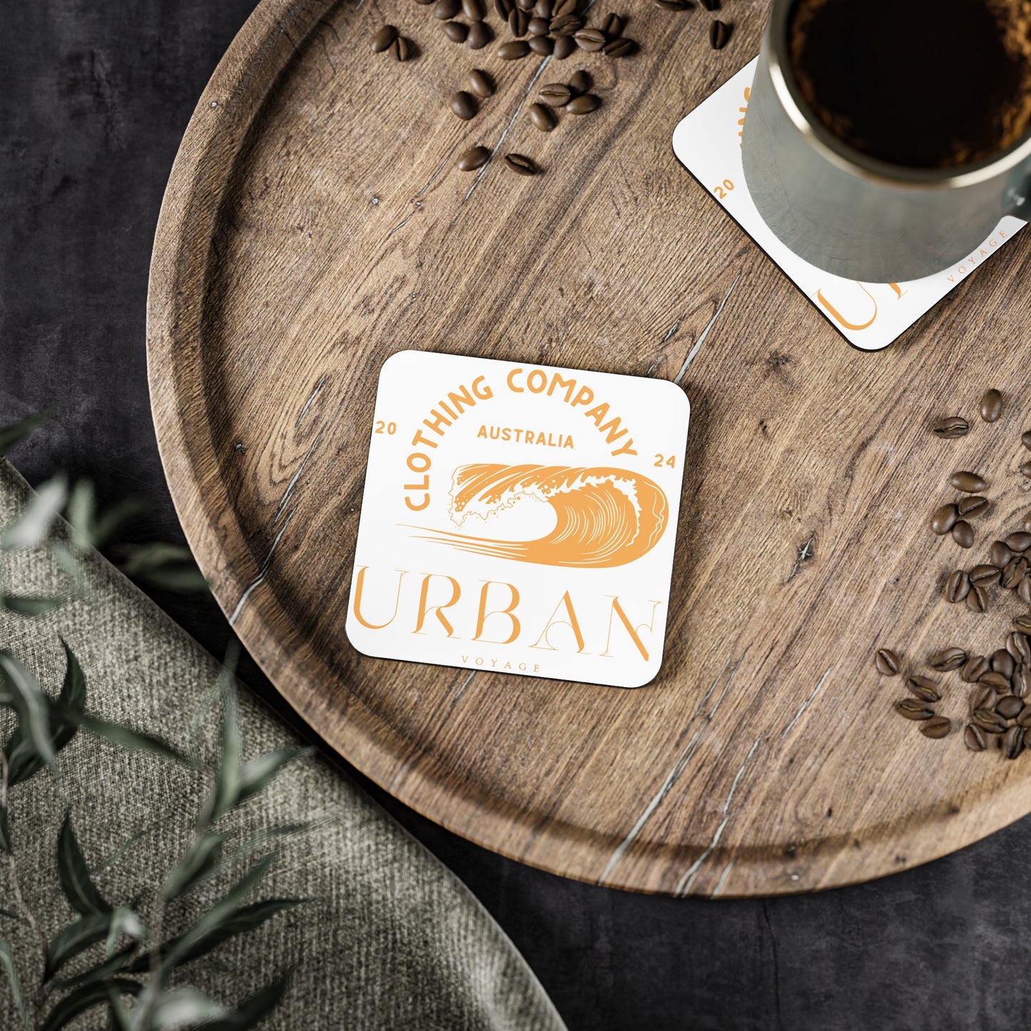 Urban Voyage Coloured Gold Coasters