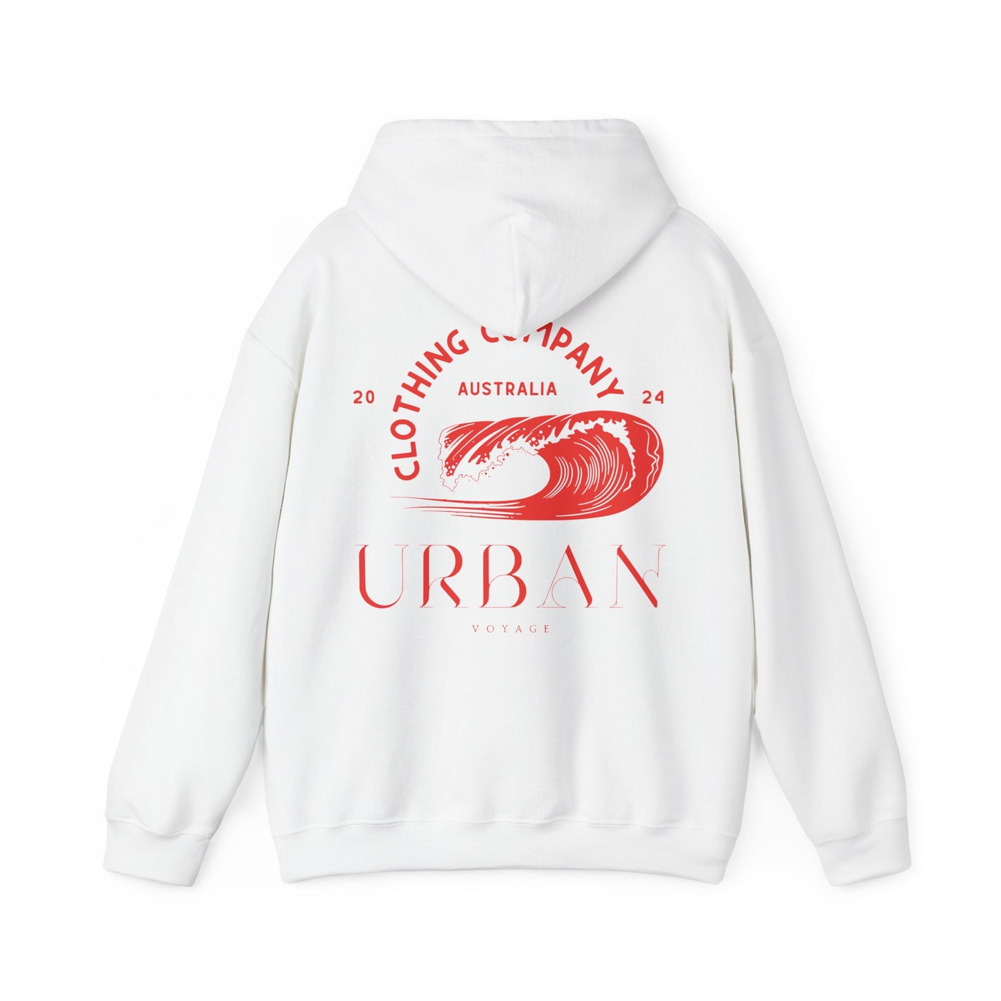 Urban Voyage Coloured Red Hoodie