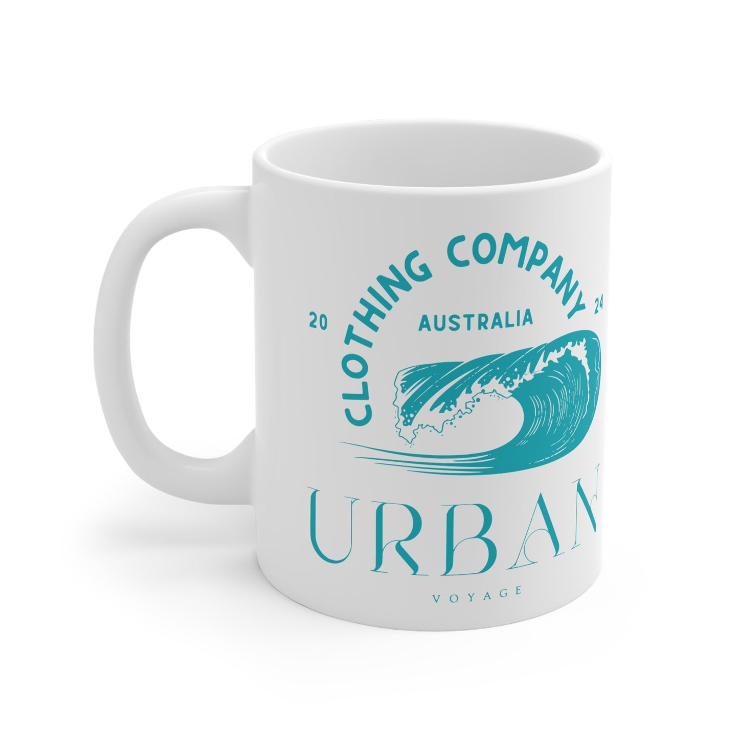 Urban Voyage Coloured Light Blue Mug