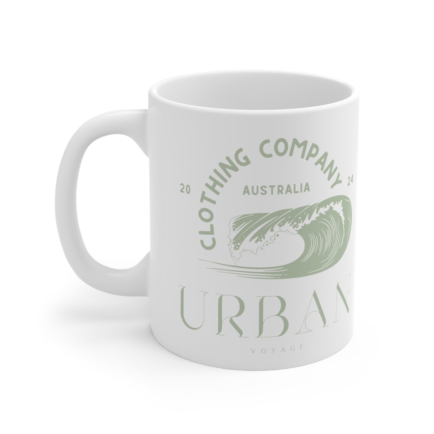 Urban Voyage Coloured Sage Mug