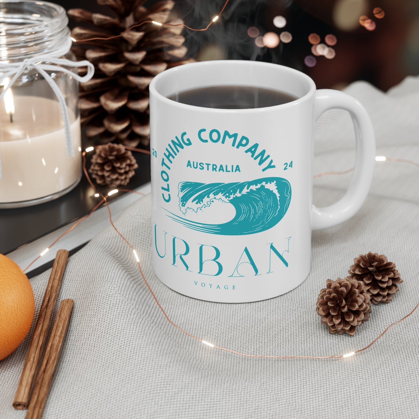 Urban Voyage Coloured Light Blue Mug