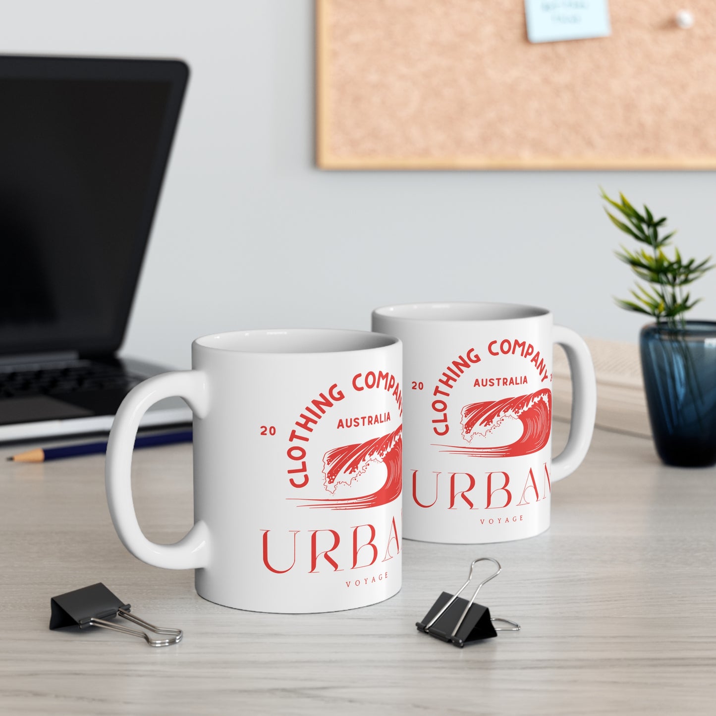 Urban Voyage Coloured Red Mug