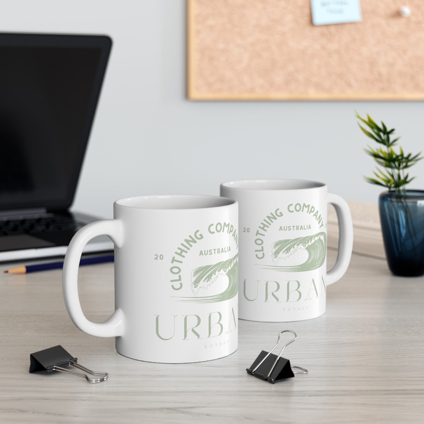 Urban Voyage Coloured Sage Mug