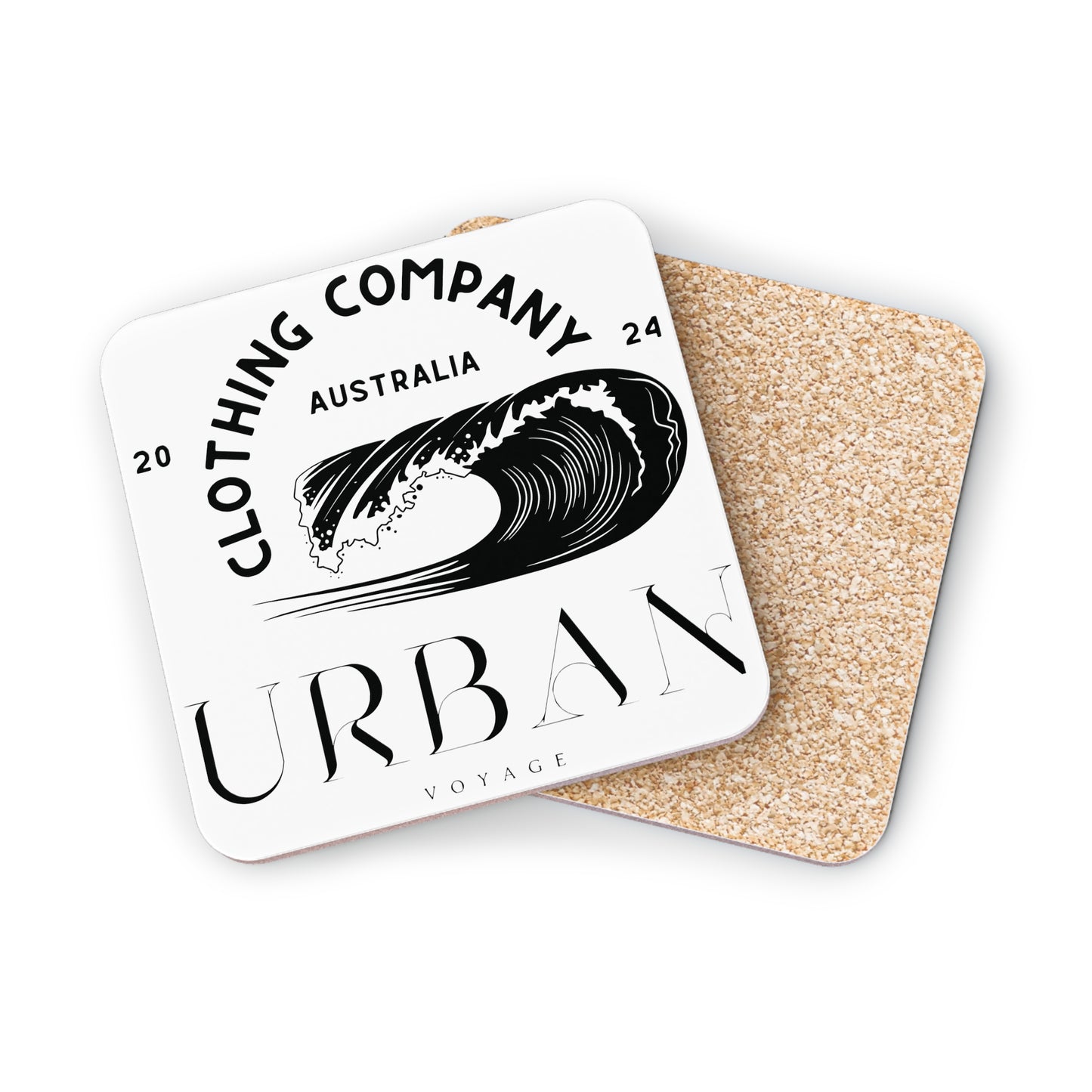 Urban Voyage Coloured Black Coasters